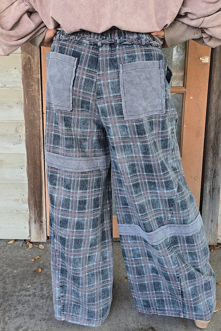Rosalie Plaid Cotton Pants
