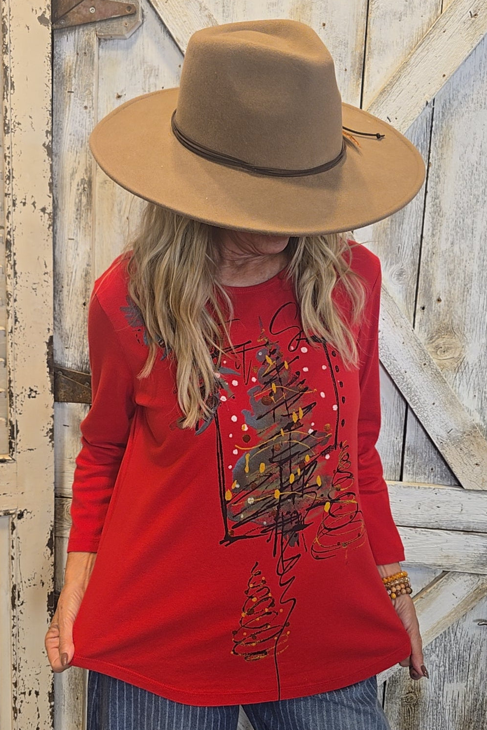 Let It Snow Cotton Tunic