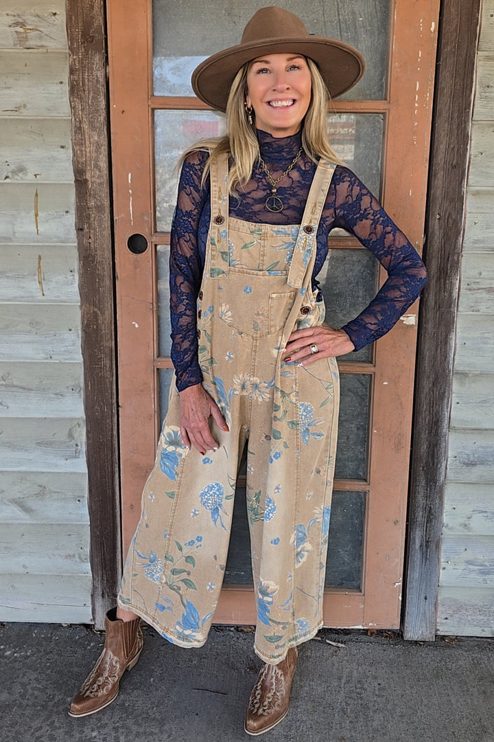 Country Blossom Overalls