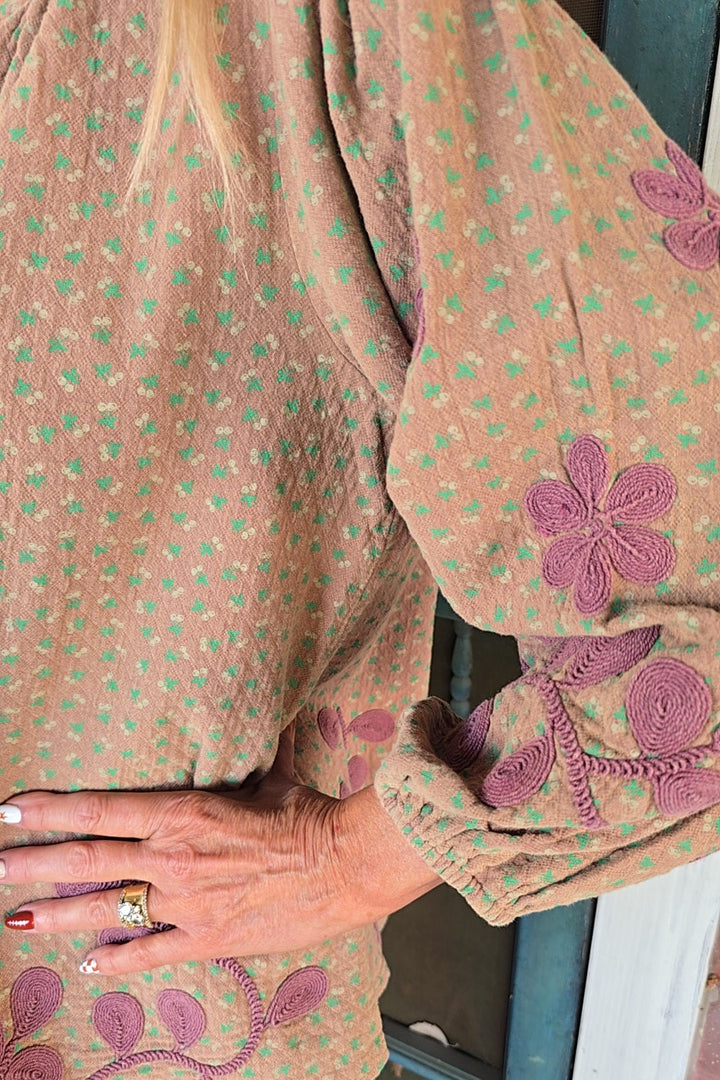 Rustic Lilac Blouse