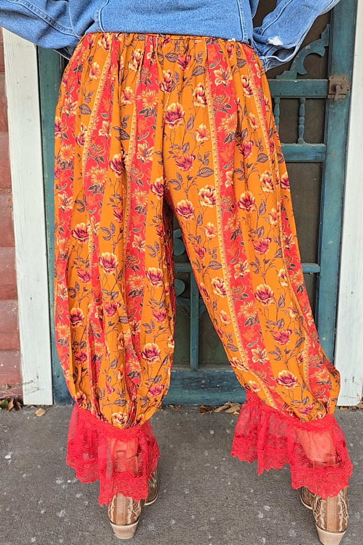 Rustic Flame Party Pants