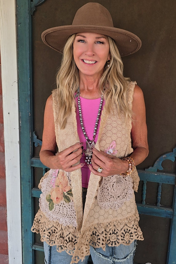 Peony Garden Vest