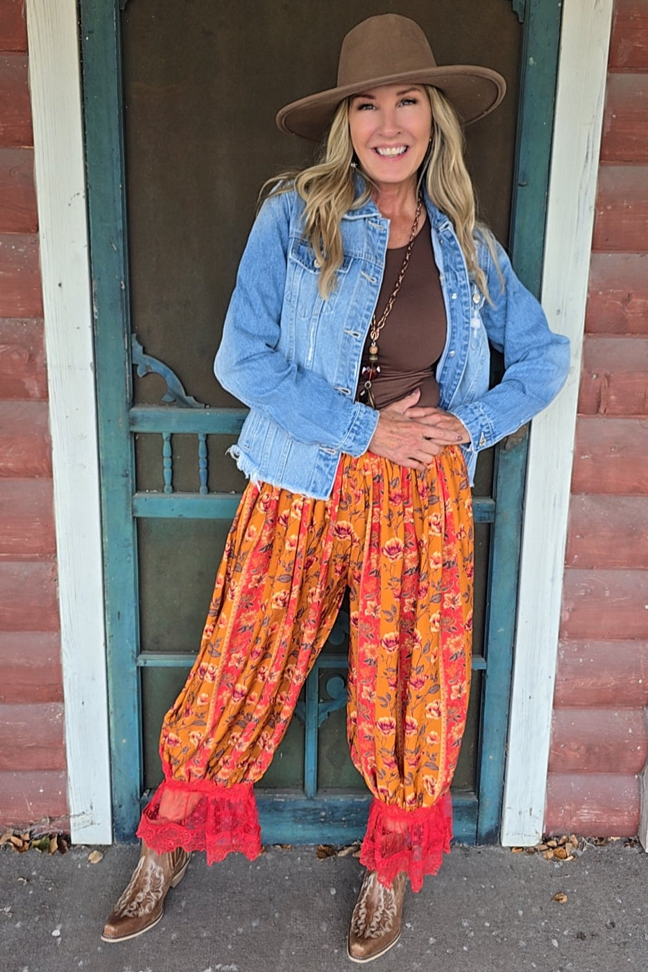 Rustic Flame Party Pants