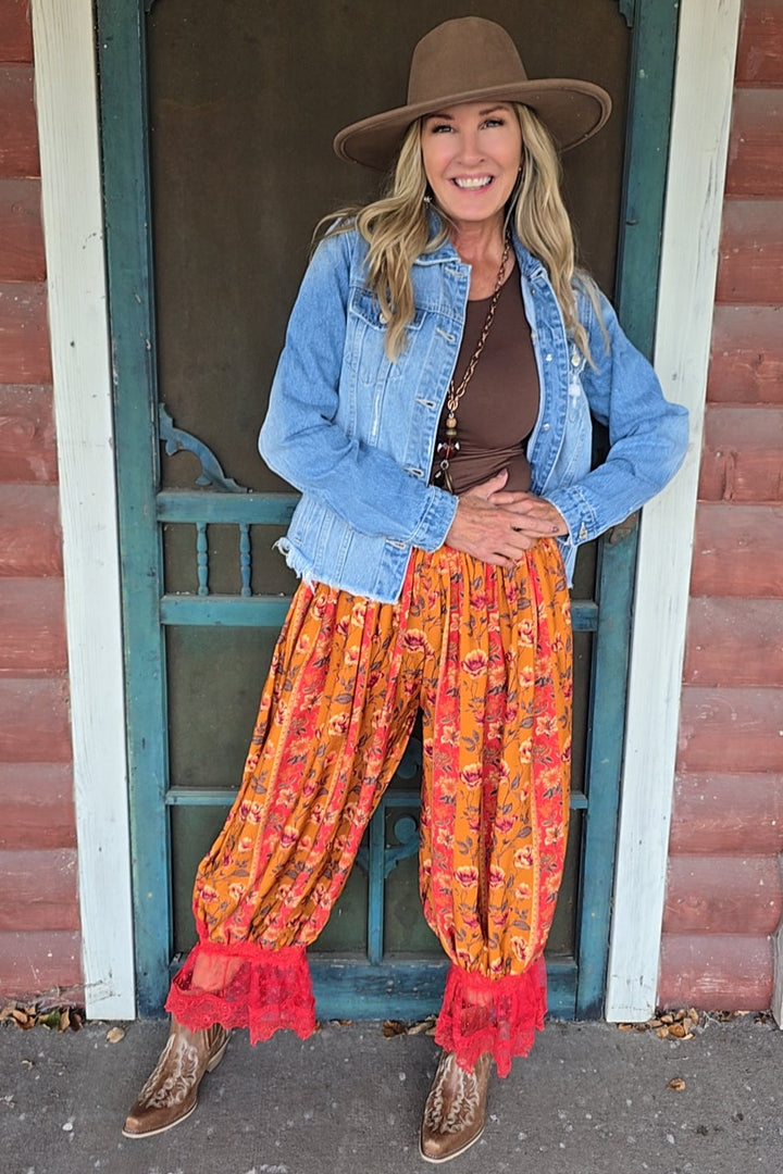 Rustic Flame Party Pants