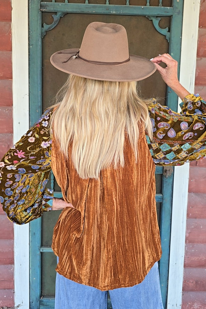 Paisley Poet Blouse