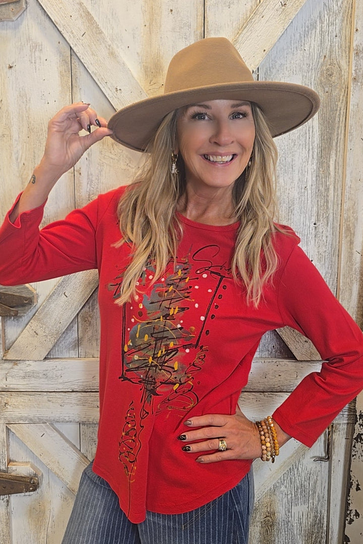 Let It Snow Cotton Tunic