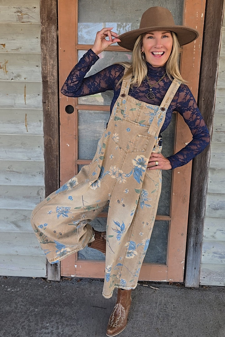 Country Blossom Overalls