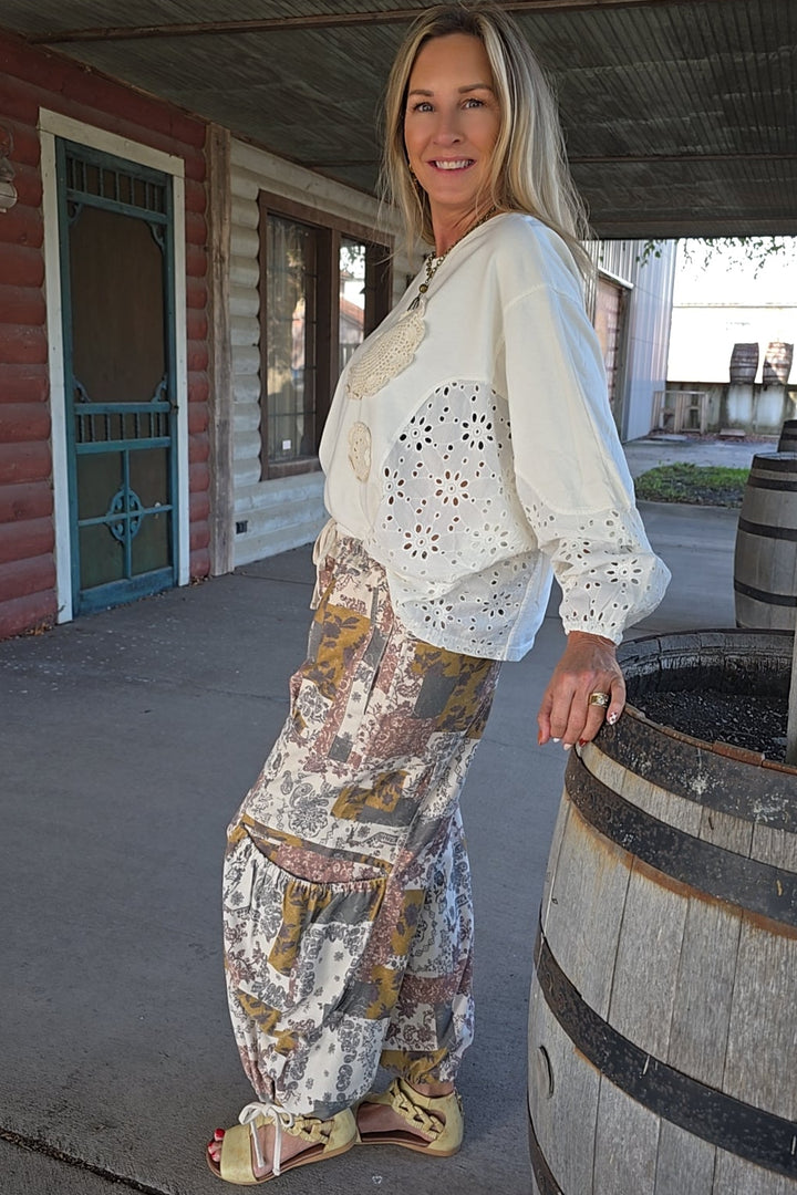 Mosaic Pocket Pants