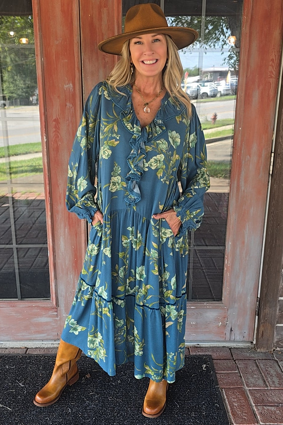 Teal Lagoon Dress