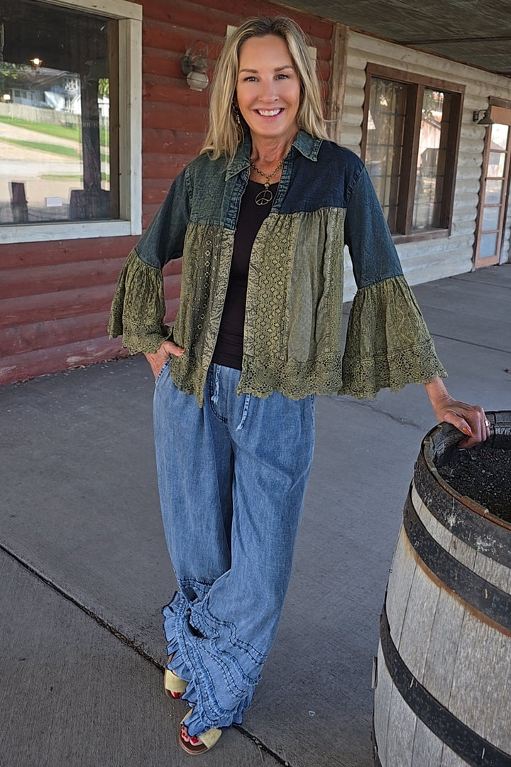 Sedona Sunset Gravel Lace Cardigan