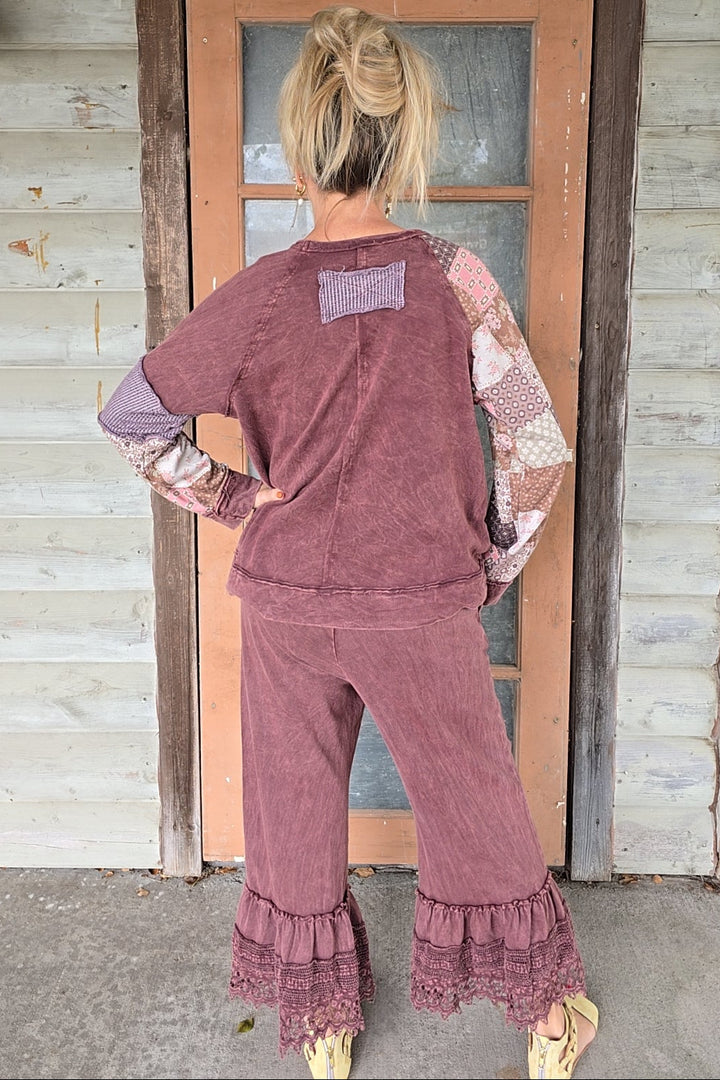 Mulberry Dream Lace Pants