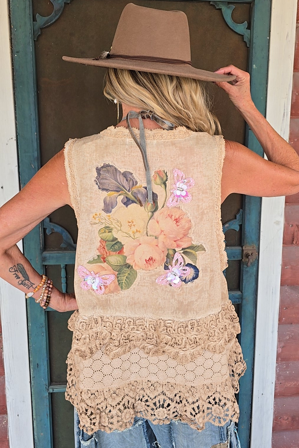 Peony Garden Vest