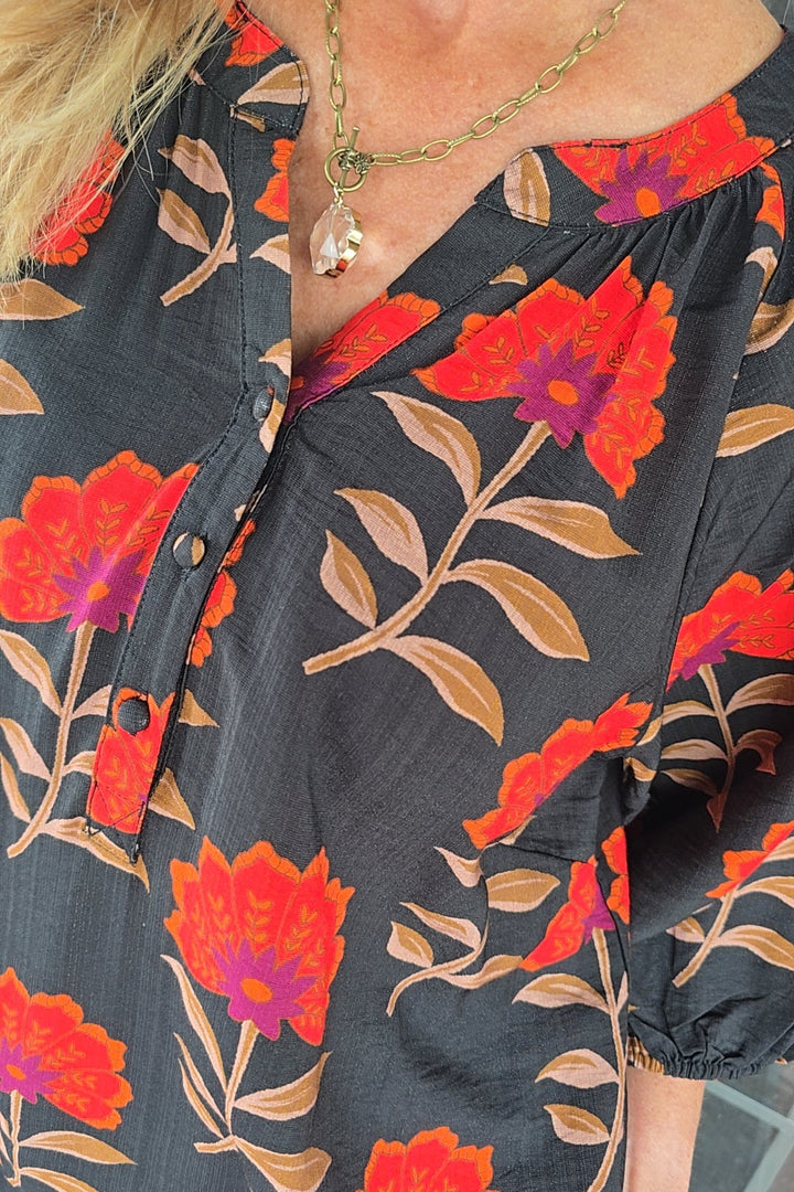 Scarlet Garden Blouse
