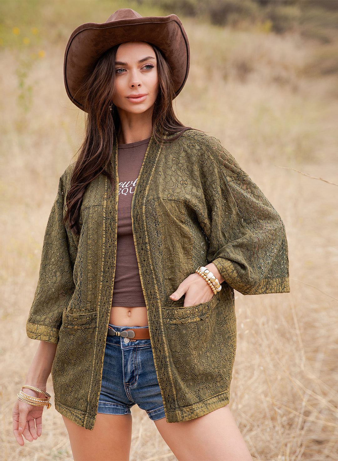 Shadowed Spruce Cotton Cardigan