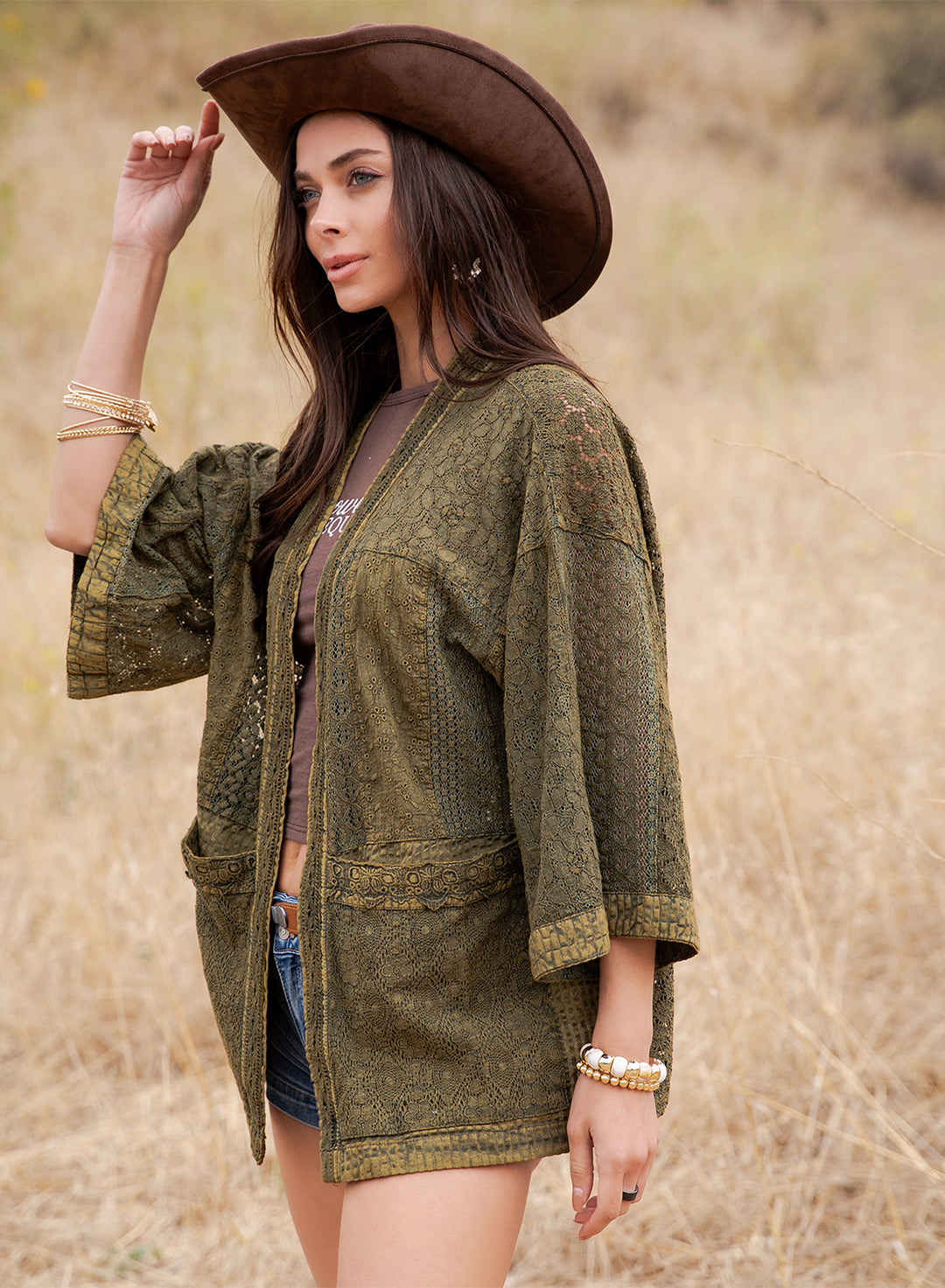 Shadowed Spruce Cotton Cardigan