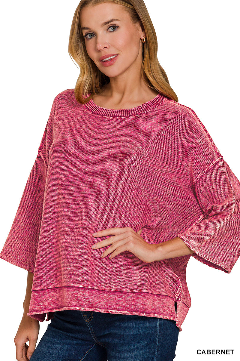 Cabernet Sweater Top