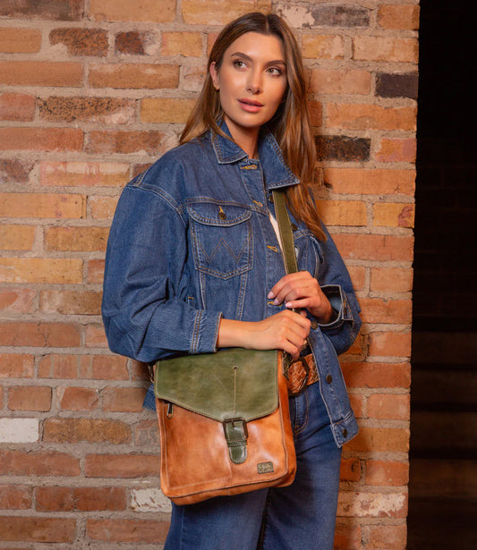 Bed|Stu Venice Beach Tan Forest Rustic Handbag
