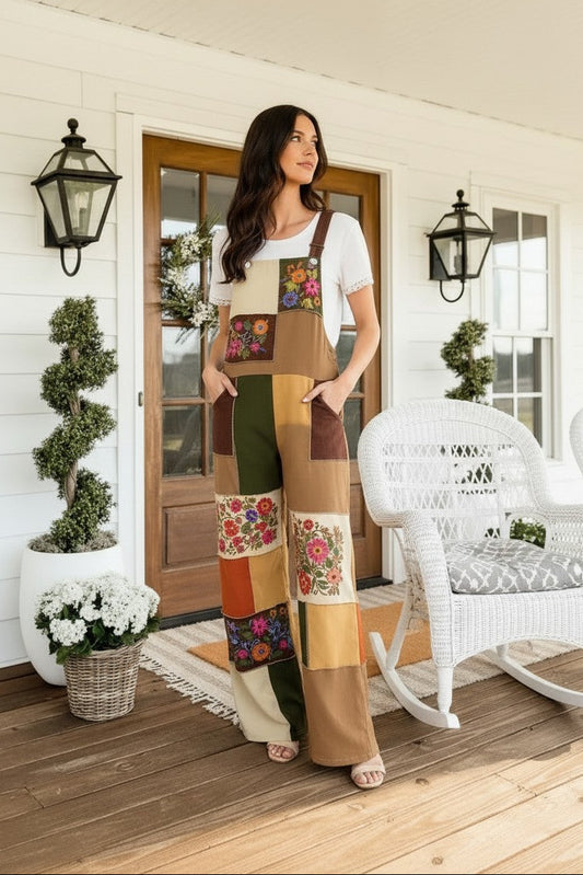 Highland Heritage Patchwork Overalls