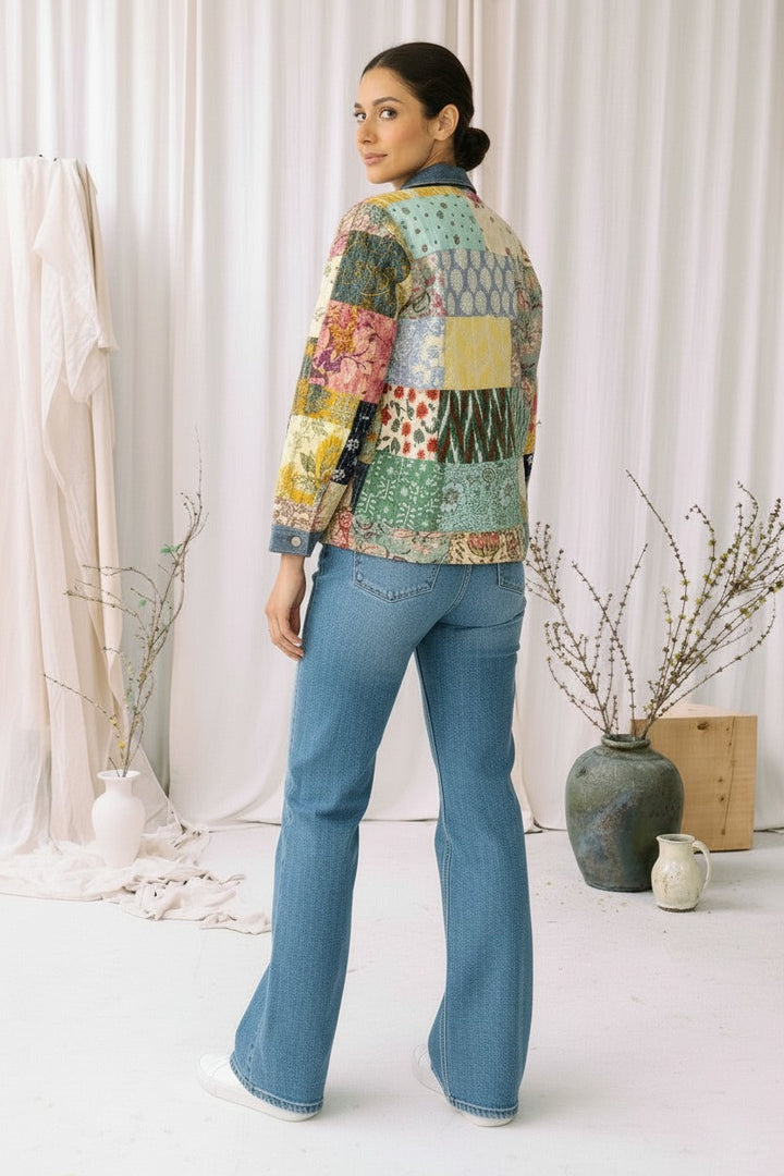 Painted Prairie Patchwork Lightweight Jacket