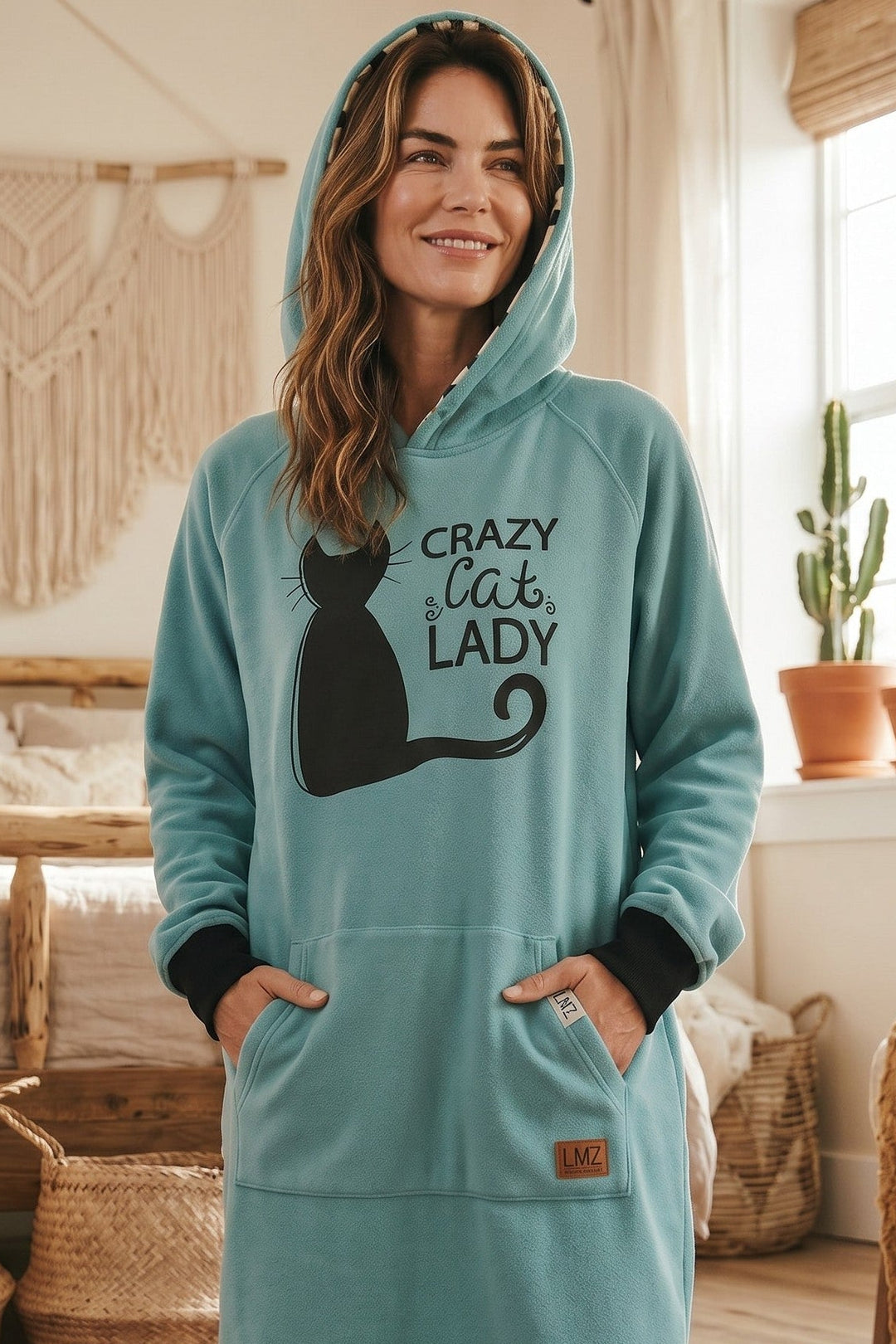 Crazy Cat Lady Sleep Hoodie