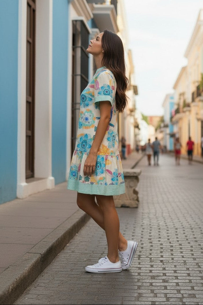 Bohemian Mint Dress