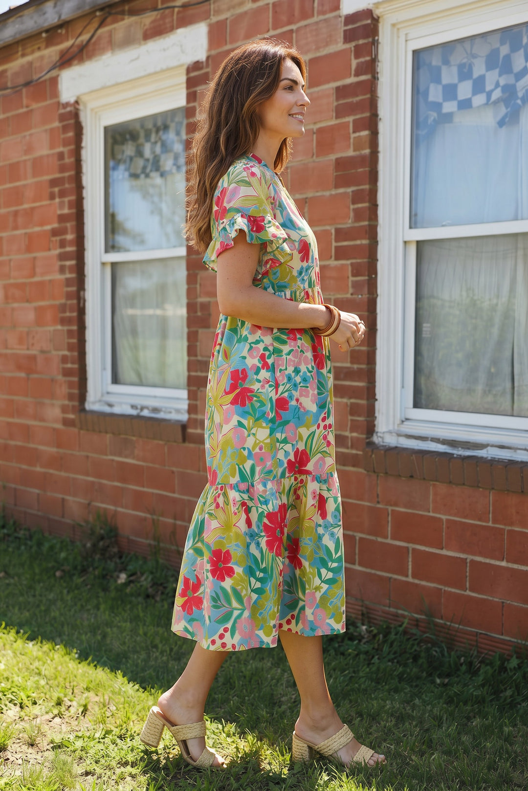 Bloom Burst Cotton Dress