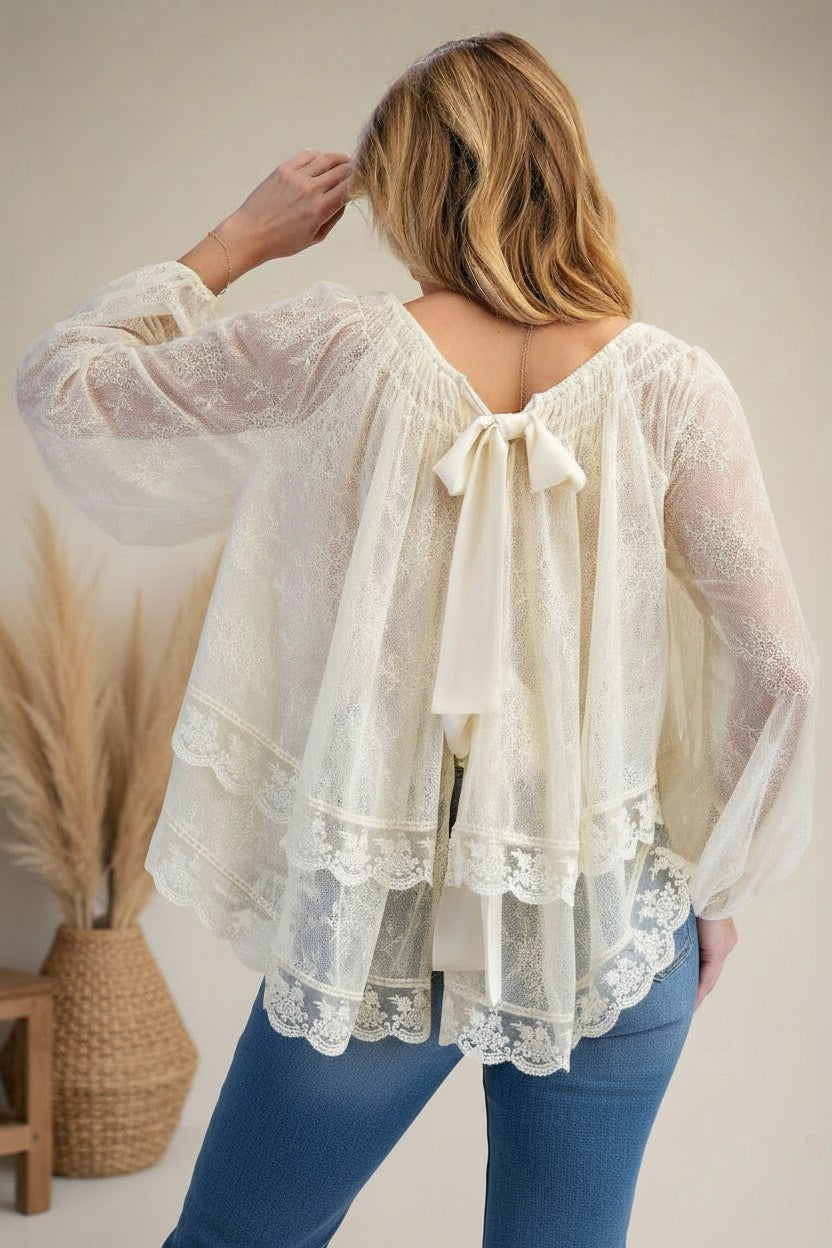 Southern Belle Lace Blouse