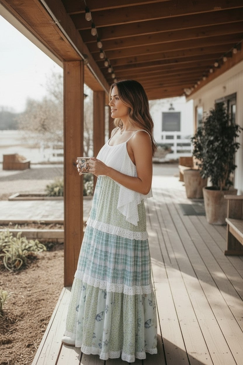 Mariposa Morning Floral Dress