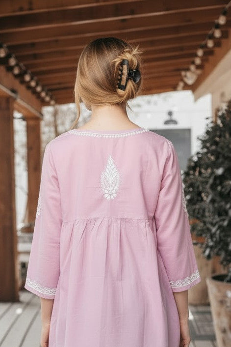 Lilac Garden Cotton Top