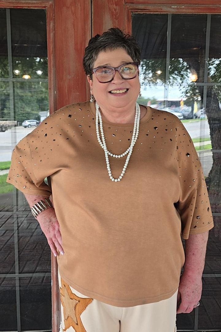 Starlight Mocha Beige Top