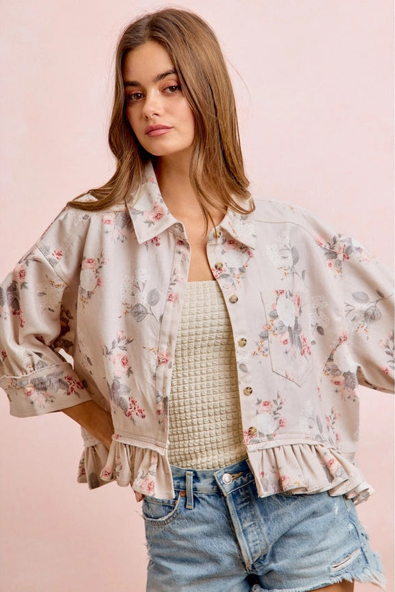 Floral Haven Jacket