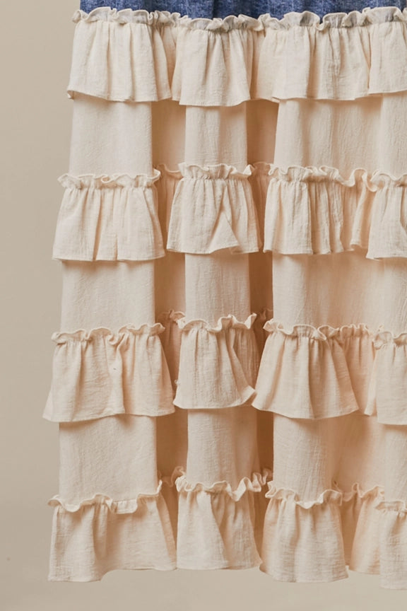 Honey And Harvest Denim Overall Dress