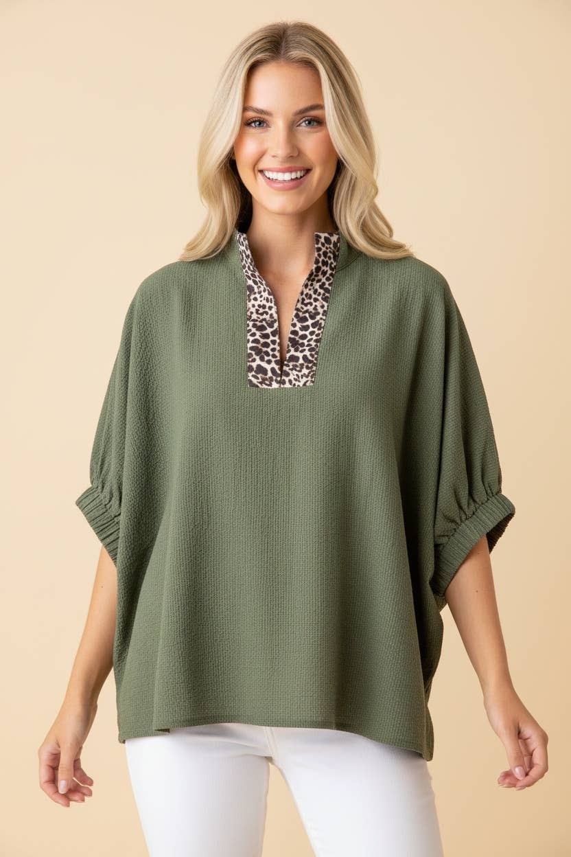 Olive Safari Blouse