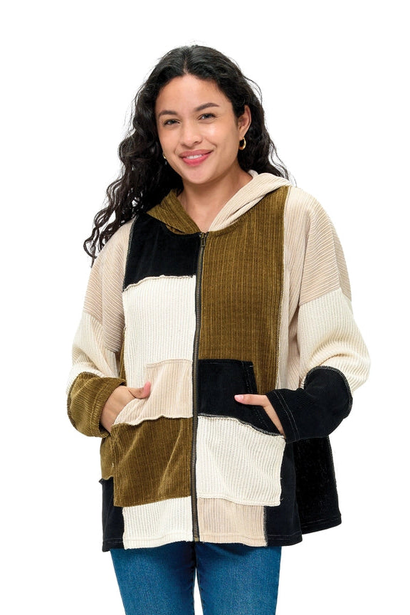 Earth & Ember Colorblock Jacket