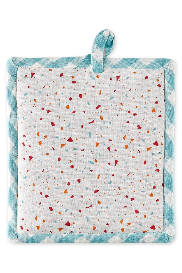 Eat Play Love Potholder &amp; Kitchen Towel Set