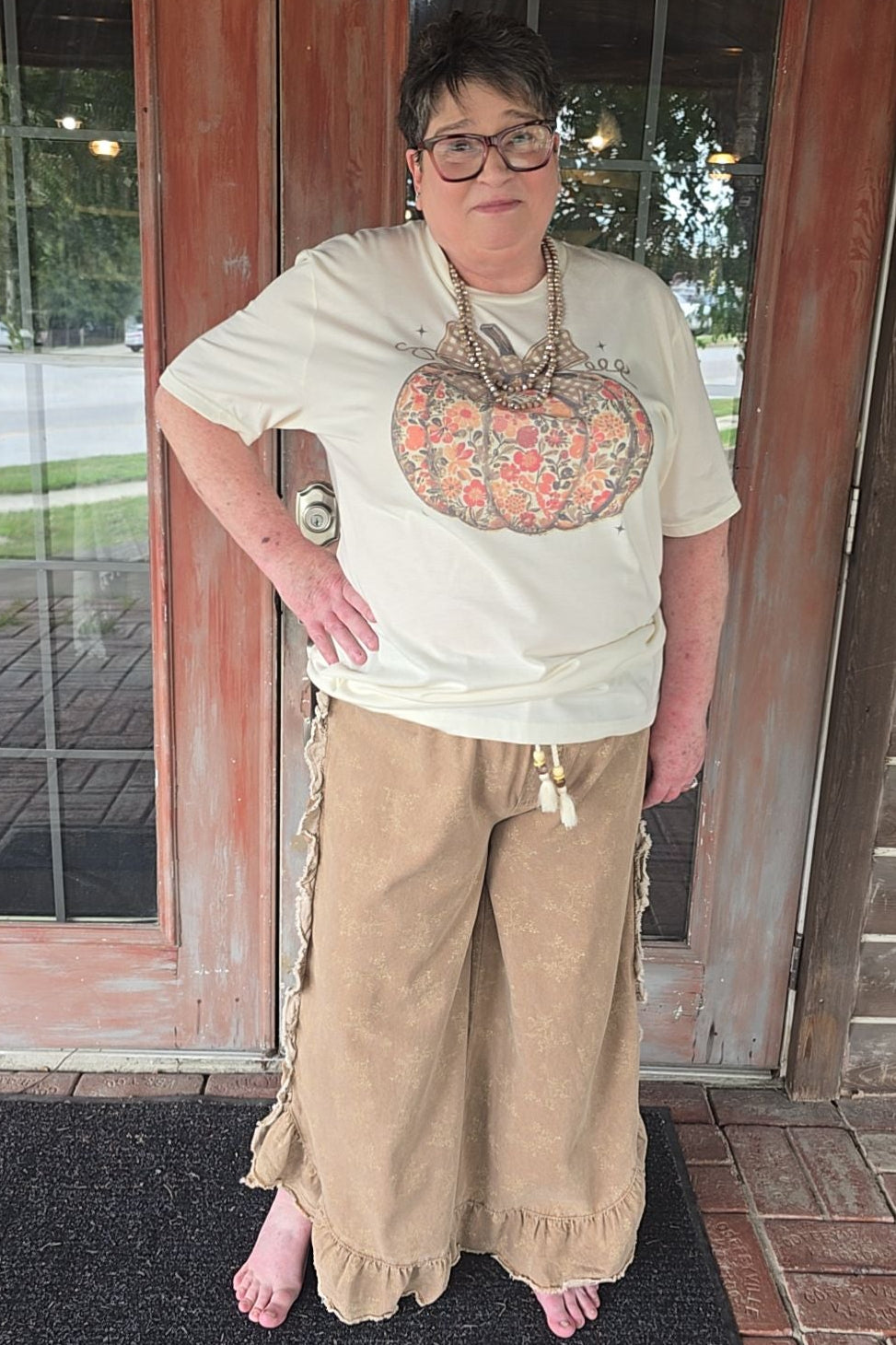 Sonoran Sand Ruffle Pants