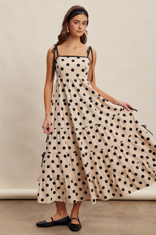 Bistro & Bows Polka Dot Sundress