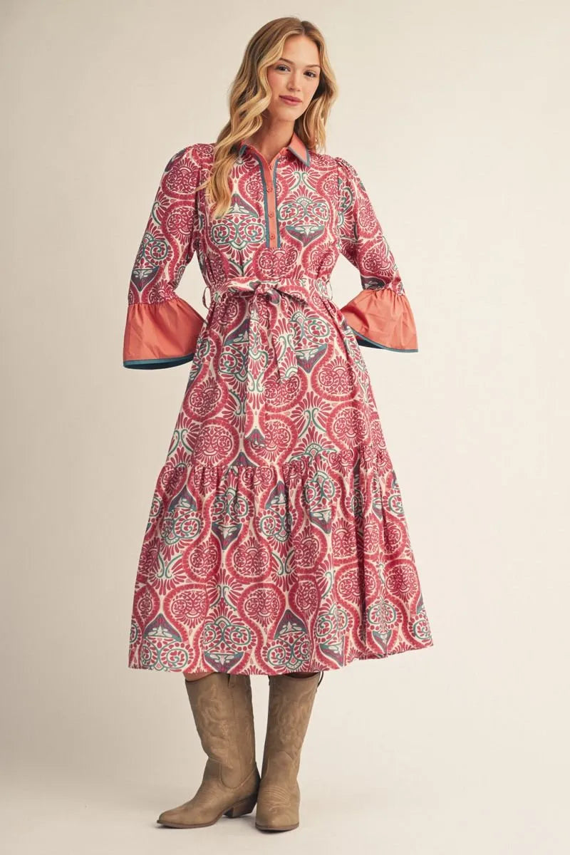 Sunlit Pink Dress