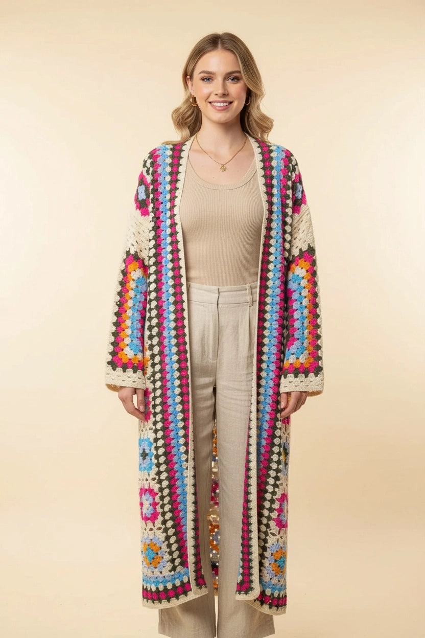 Festival Dreamer Cotton Crochet Duster