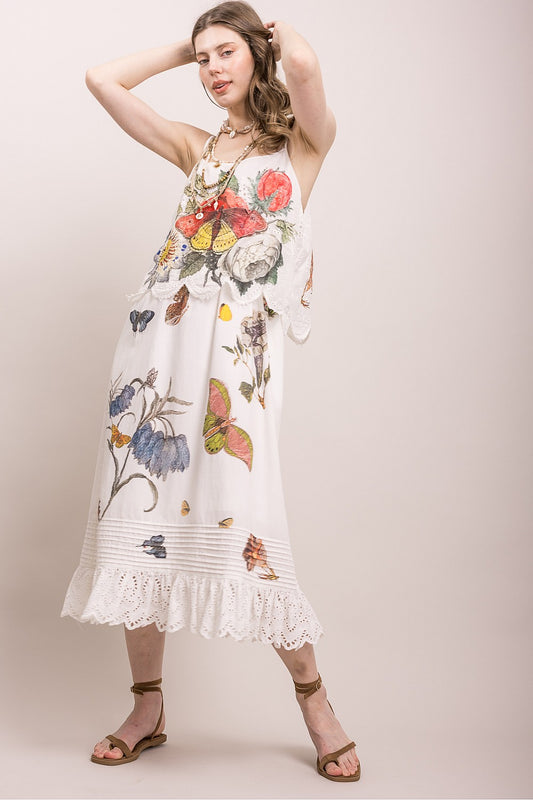 Whispering Garden Cotton Dress