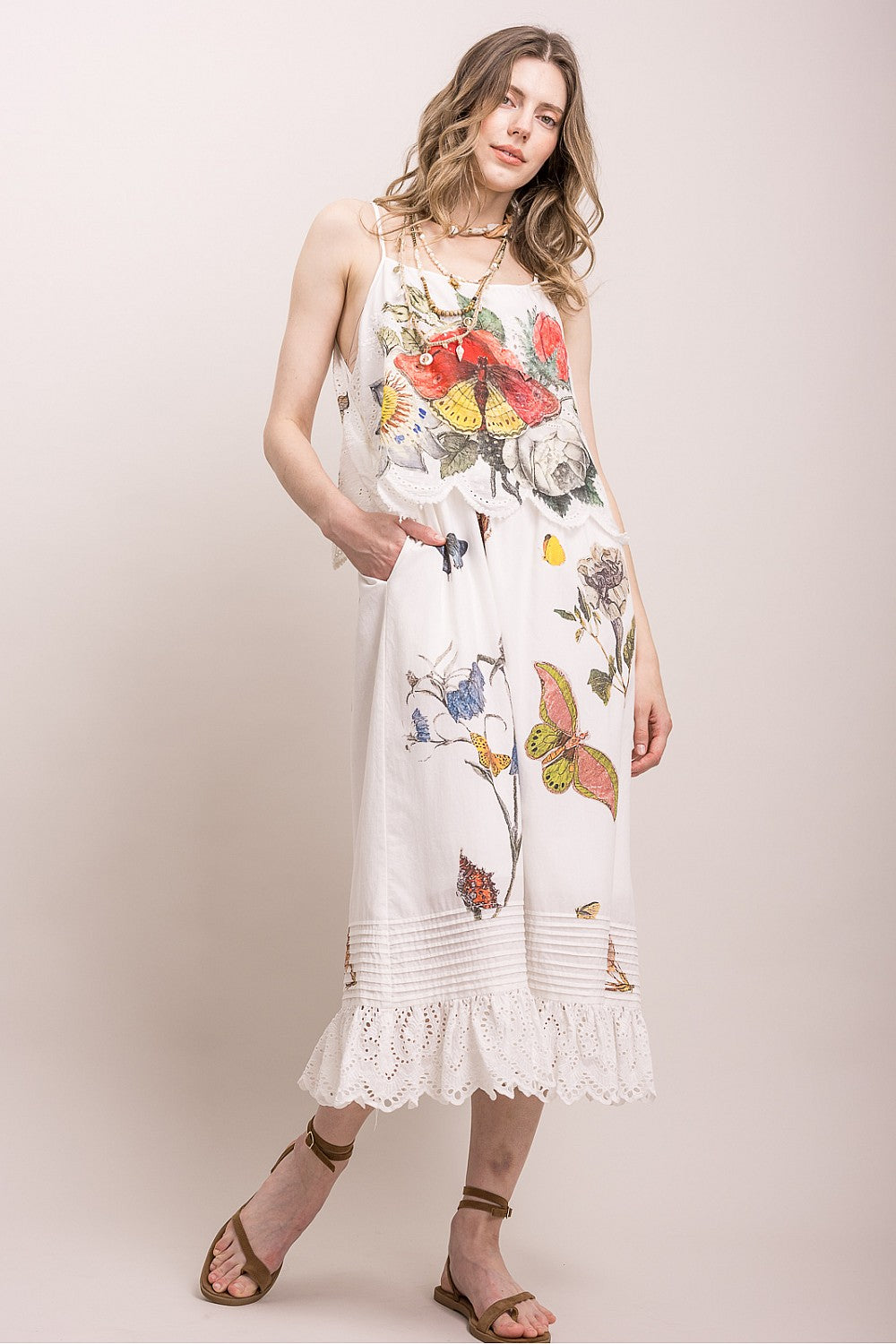 Whispering Garden Cotton Dress