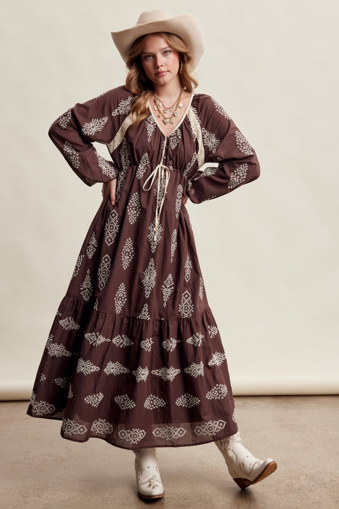 Country Manor Stitched Dress