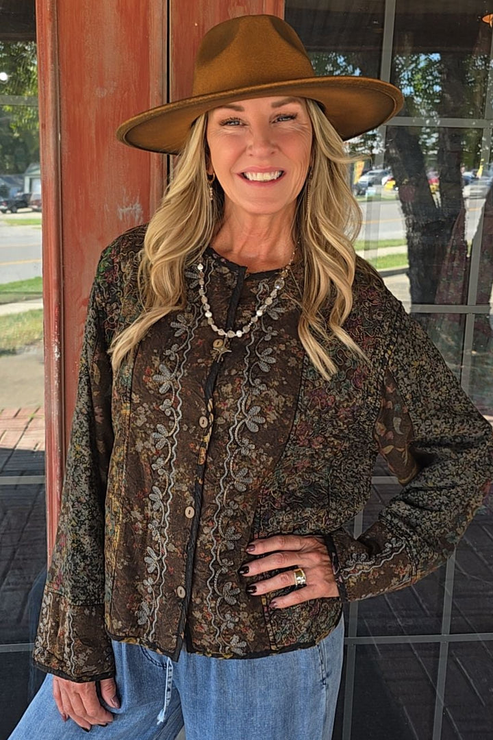 Quilted Gypsy Cardigan