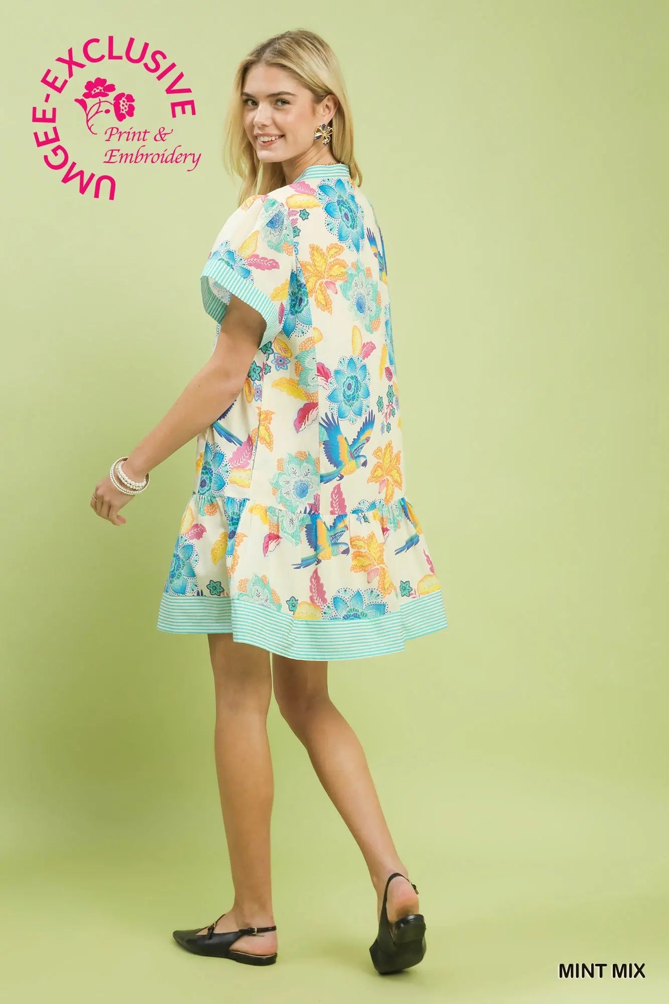 Bohemian Mint Dress