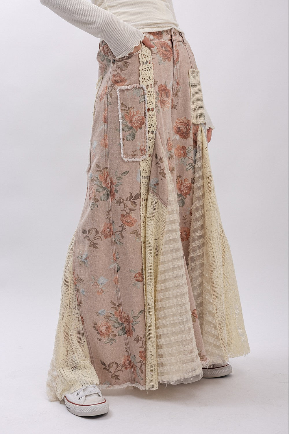 Petals And Lace Jeans