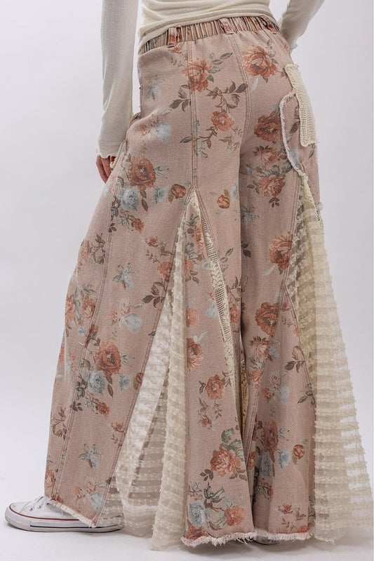 Petals And Lace Jeans