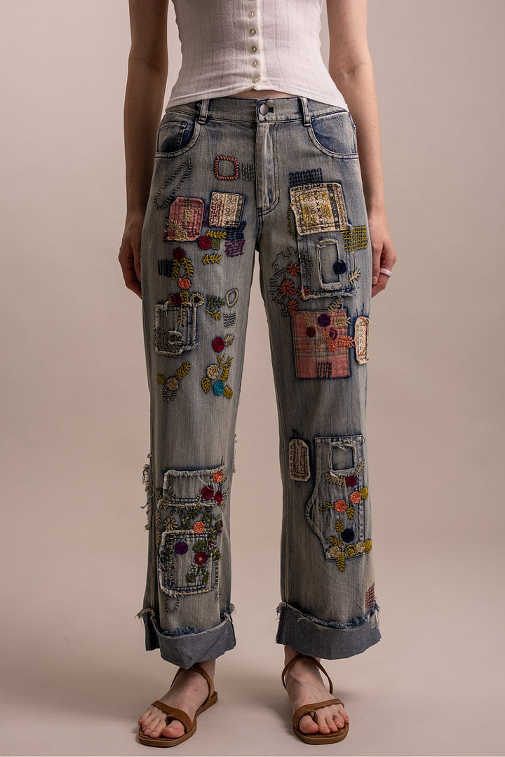 Barn Blooms Wide Leg Pants