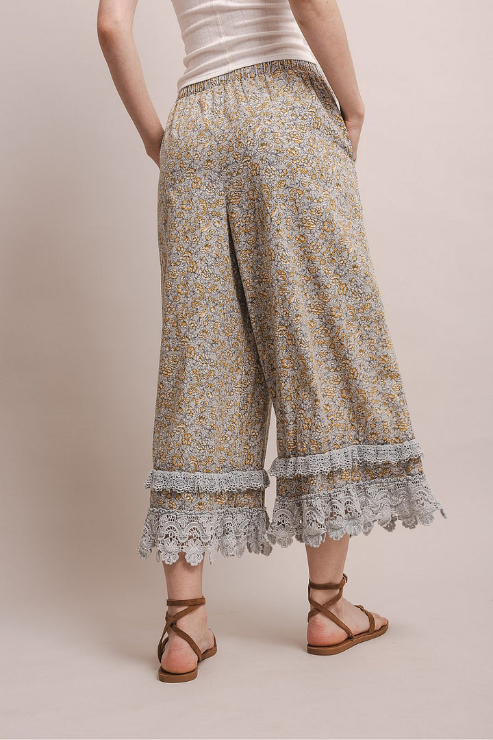 Gold Blossom Pants
