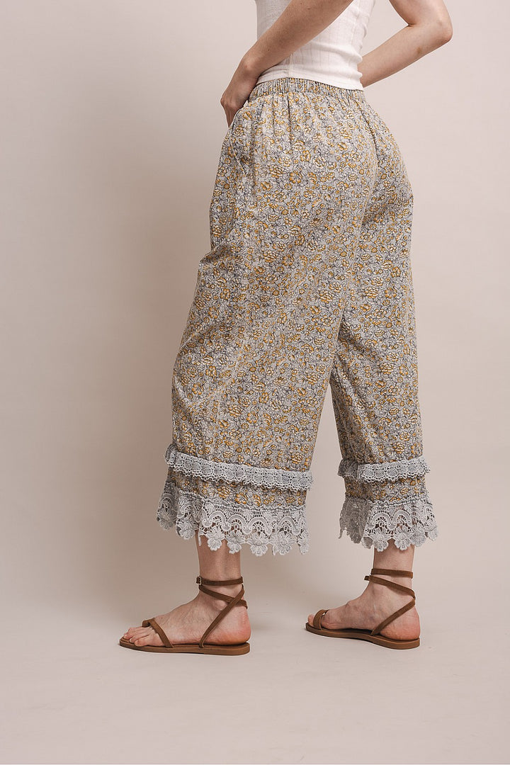 Gold Blossom Pants