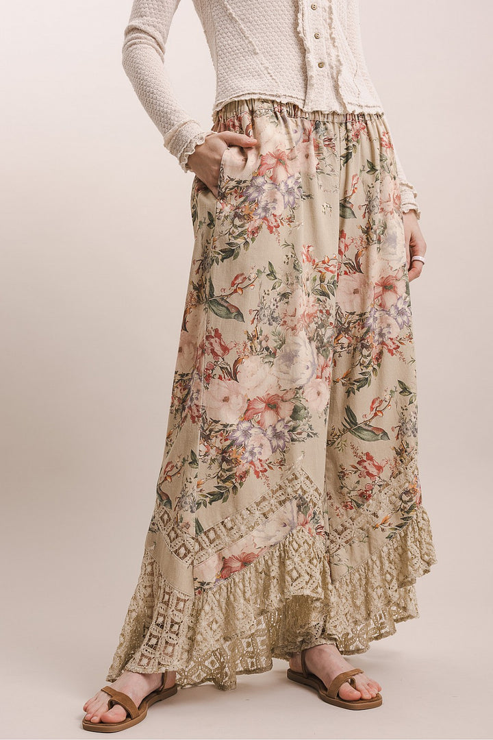 English Rose Cotton Pants